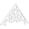 Ekena Millwork Pitch Hurley Architectural Grade PVC Gable Pediment, 36"W x 18"H x 1"P (12/12) GPP036X018X100HUR - alternate 1